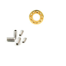 溜溜球悠悠球儿童比赛专用配件绳子球绳保护圈秘籍润滑油拔轴器手套KK轴承腰挂 1轴承5螺丝