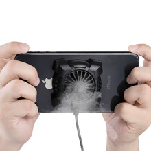 佳维若手机散热器降温神器制冷小风扇苹果小米主播同款直播不求人吃鸡游戏无线便携式iPhone液冷冰封水 【M1插电版基础款风冷散热器】