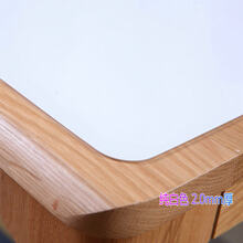 PVC透明软玻璃胶垫 PVC水晶板 桌垫软胶板透明软玻璃水晶板桌布家用桌垫防水防烫免洗PVC餐桌茶几 无味纯白磨砂2.0mm厚(不透明) 120*60cm