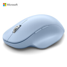微软 (Microsoft) 无线简约精准鼠标 精灵蓝 | 蓝牙5.0 自定义按键 3屏无缝切换 人体工学 蓝影技术 时尚办公