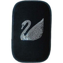 汽车内饰扶手箱垫中央手扶箱垫套通用型车载装饰用品大全 【扶手箱垫】天鹅烫钻【绒面】