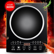 可仕凹面电磁炉 家用套装 炒锅火锅平面电磁灶商用3000W大功率爆炒电池炉灶可嵌入式 凹面单机