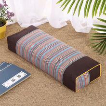 枕头高枕荞麦皮荞麦壳高枕纯棉老粗布单人方枕荞麦壳枕头枕护颈椎枕可拆洗花睡神 普通长方枕咖色