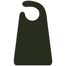 【新品】火锅店客用围兜成人围嘴吃饭用口水巾防水防油烧烤串串餐厅用围裙 墨绿色