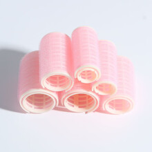 花川秀空气刘海卷发筒不伤发卷发器塑料卷发懒人自粘卷发夹内扣大卷八字空气刘海卷六个装 刘海卷六个装【大号+中号+小号 各两个】+固定夹子