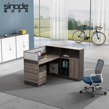 鑫诺 办公桌带文件柜主管桌财务桌 独立屏风办公桌带资料柜员工桌 单人位右边柜加活动柜不含椅DL-147