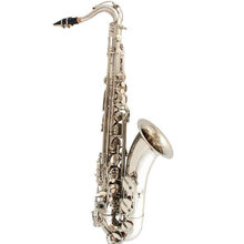 日本铃木SUZUKI 萨克斯降B调次中音风管乐器 初学者入门考级演奏【礼品丰富】 初学演奏款-电镀白镍-号身雕花【雅马哈键型】
