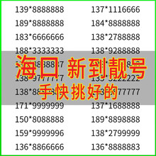 中国移动 海口靓号段手机靓号电话号码卡手机号全国流量卡手机卡 大王卡 移动卡 手机号码139全球通 1674元号码
