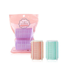 花川秀空气刘海卷发筒不伤发自粘卷发器内扣波浪卷发夹双层魔术贴卷发工具 大号（2个装）+魔术贴夹子