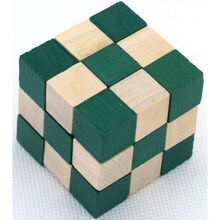 八卦锁 解锁解环成人益智玩具酒桶心锁孔明锁鲁班魔盒儿童生日礼物 神龙 小方