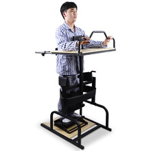 中量 家用站立架下肢截瘫中风脑瘫截瘫偏瘫 站立训练康复站立器材 站立架+站立板 加强款