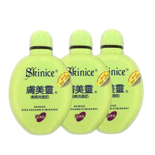 肤美灵洗面奶190g三瓶组合装抑螨抑痘粉刺黑头温和清洁滋养补水保湿修护男女通用学生洁面乳经典老国货 3瓶经典绿胖子