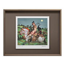 【签名限量丝网版画】维格列艺术 装饰客厅 当代艺术家徐松波系列丝网版画 唐风-皓月