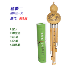 楠竹葫芦丝学生初学乐器民族吹奏乐器 葫芦丝 套餐二：楠竹降B调+教材+盒子（版纳风光）