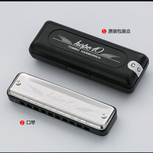 通宝TOMBO 10孔专业演奏布鲁斯口琴乐器6610 C调 #G （Ab） 调