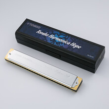 TOMBO通宝6624s口琴24孔男女初学者学生用成人专业演奏级复音口琴 G调