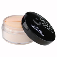 NOVO散粉定妆粉 提亮肤色控油蜜粉遮瑕粉饼 防水防汗15g 04紫色