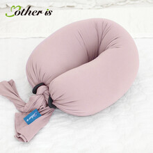 韩国 Mom's Day哺乳枕多功能 抱娃神器防吐奶孕妇哺乳垫 粉红色 One Size
