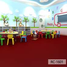 幼儿园地板胶pvc地胶加厚耐磨水塑胶环保地板革卧室儿童地贴房 纯色RC1601【1.6MM】