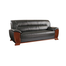 悦山 现代商务办公沙发单人沙发皮质 三人位