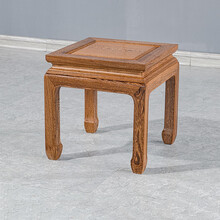 寻古红木家具非洲鸡翅木（学名：非洲崖豆木）沙发全实木新中式客厅原木布艺转角沙发椅组合Q 沙发方凳