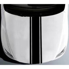 比亚迪唐DM车身拉花 唐二代车身腰线贴 个性装饰彩条 改装车贴纸 机盖贴(黑色)