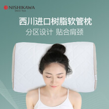 西川（NISHIKAWA）日本进口颈椎枕支撑脖子健康枕头芯 中枕（新款）10cm 63x43cm