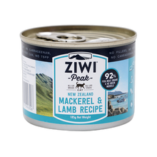 ZiwiPeak巅峰猫罐头  成猫幼猫湿粮猫罐头 新西兰进口宠物主食罐头185g 马鲛鱼羊肉 单罐