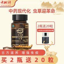 中科牌 蝙蝠蛾被毛孢菌丝体提取物胶囊 0.23g/粒*60粒 增强免疫力 单瓶装