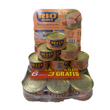 rio mare 80g 意大利RIO MARE橄榄油浸金枪鱼罐头开罐即食吞拿鱼沙拉9个装 6个