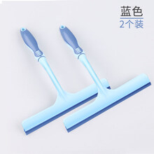 擦玻璃神器家用双面刮水器清洗高楼擦窗户玻璃清洁工具 加强款玻璃刮-2个装蓝色