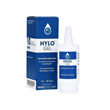 【JD物流】Hylo德国原装进口嗨露玻璃酸钠护眼凝胶 滴眼液药水解眼疲劳干涩眼症明目护眼经典版加强型 3滴水蓝瓶10ml 加强修复中重度眼疾