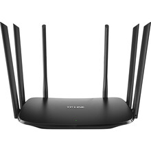 普联（TP-LINK）双频百兆\/千兆5G无线路由器 2.4G\/5G智能穿墙王 6天线强力传输 TL-WDR7620双频百兆-黑色