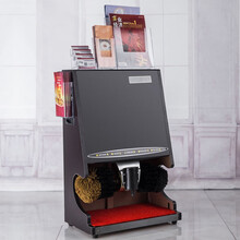 全自动感应擦鞋机酒店大堂办公商用宾馆立式电动刷皮鞋器 雅致黑磨砂（大堂展示款二）