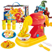 迪士尼(Disney)玩具 漫威蜘蛛侠橡皮泥彩泥手工DIY制作6色男孩面条机MV-9621