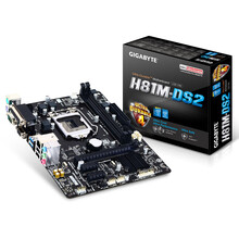 技嘉（GIGABYTE）H81M系列主板M-ATX主板(Intel H81/LGA 1150) H81M-DS2