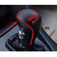 06 07 08 09 10 11年12老款奥迪A6L A4L档把套Q5挂Q7档杆套排挡套 06-11款奥迪A6 自动 红线红标