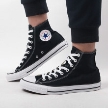 匡威（Converse）帆布鞋男鞋女鞋2024春季新款All Star经典款情侣高帮休闲鞋板鞋 黑高101010/建议拍小一码或半码 40