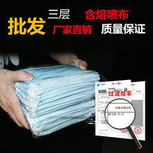 现货口罩100只装一次性男女三层透气防护含熔喷布防尘口鼻罩 50只装【三层防护 工厂直销】