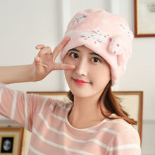 月子帽秋冬 春秋季坐月子帽产妇产后用品秋冬季加厚保暖可爱时尚防风女孕妇帽 猫咪粉(法兰绒)