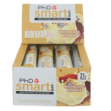 英国PhD乳清蛋白棒健身Smart智选蛋白棒能量棒运动代餐棒64g 【smart智选】白巧克力恋人 6支装