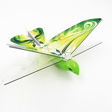 遥控仿真小鸟扑翼小鸟仿真飞行器飞机充电儿童玩具会飞的鸽子女孩电动遥控飞鸟 橙色不带遥控自由飞 官方标配