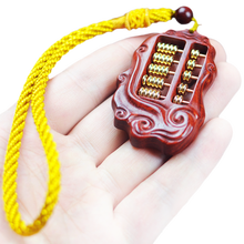 木回 印度小叶紫檀手把件木雕如意算盘古董文玩把玩件男士挂件  送男朋友生日礼物