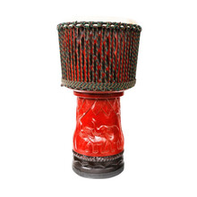 非洲鼓云南丽江手鼓 手工雕刻13寸成人学生初学演奏手鼓山羊皮 大象款 13寸