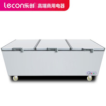 乐创（lecon）卧式冰箱商用冰柜双门冷柜冷冻柜冷藏柜保鲜柜商用雪糕柜小冰柜饮品柜 1280升全冷冻 三门