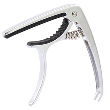 青歌JX-05民谣吉他变调夹 金属创意个性调变音夹电吉它通用变凋夹 JX-05升级款变调夹-银色