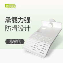 意牌乌龟晒台龟用品巴西龟爬台龟缸造景龟箱爬坡水族箱浮岛晒背台 透明款中号