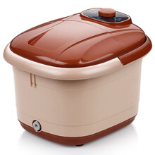 乾越足浴盆足底按摩加热泡脚桶家用洗脚盆电动红光足疗足浴盆 2801