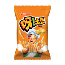好丽友 呀!土豆薯条薯片 好吃的休闲零食小吃膨化食品（新老包装随机发放） 蜂蜜黄油味70g