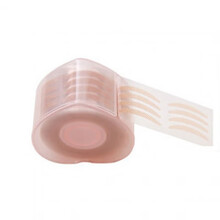 抖音同款仙女蕾丝双眼皮贴隐形纤维条自然定型霜双面网红无痕 单面贴-深肤色-全细号(600贴)